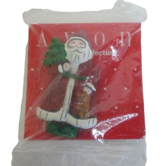 Vintage Avon Santa Claus & Goose Holiday Magnets - Christmas Kitchen Decor - Picture 4 of 6